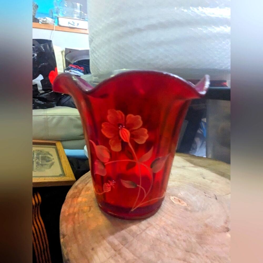 Fenton 100th Anniversary Founder's Vase